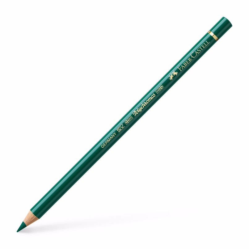 Faber-Castell Polychromos színes ceruza mély zöld