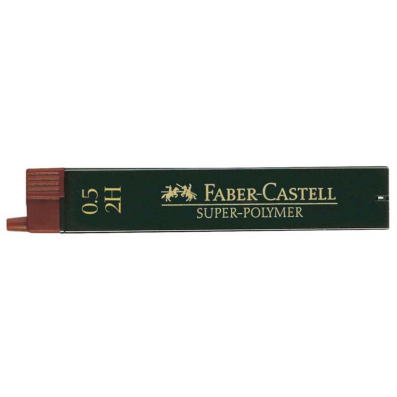 Faber-Castell ironbetét Super Polymer 0,5mm 12db 2H