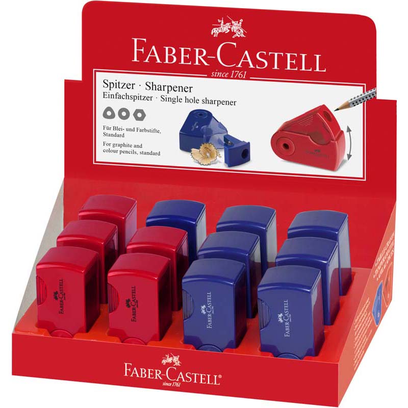 Faber-Castell hegyező SLEEVE mini tartályos piros/kék