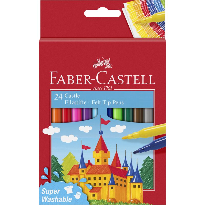 Faber-Castell filctoll készlet 24db-os KASTÉLY