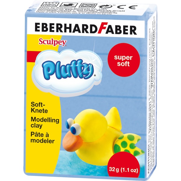 Eberhard Faber gyurma Pluffy 32gr kék, extra puha