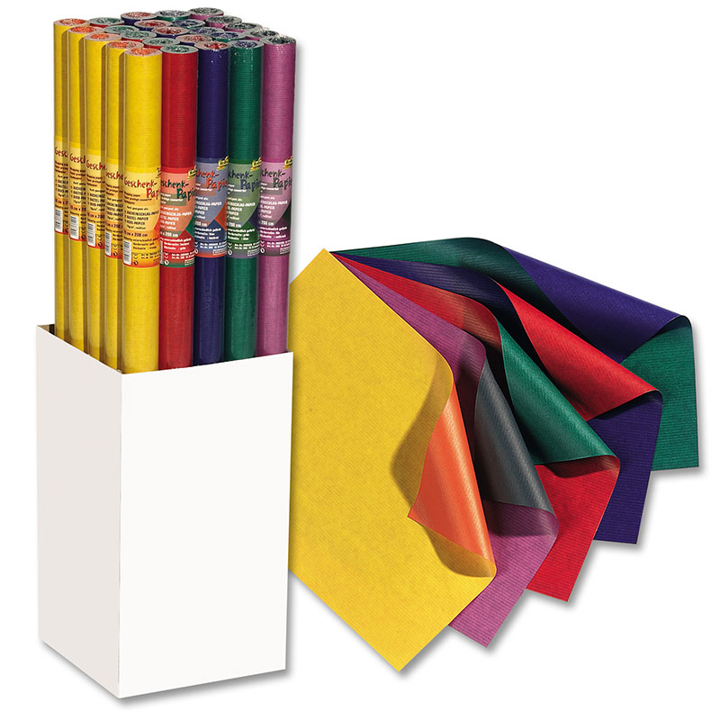 Folia csomagolópapír 70x200cm sárga/narancs szín 2 oldalas ár/db