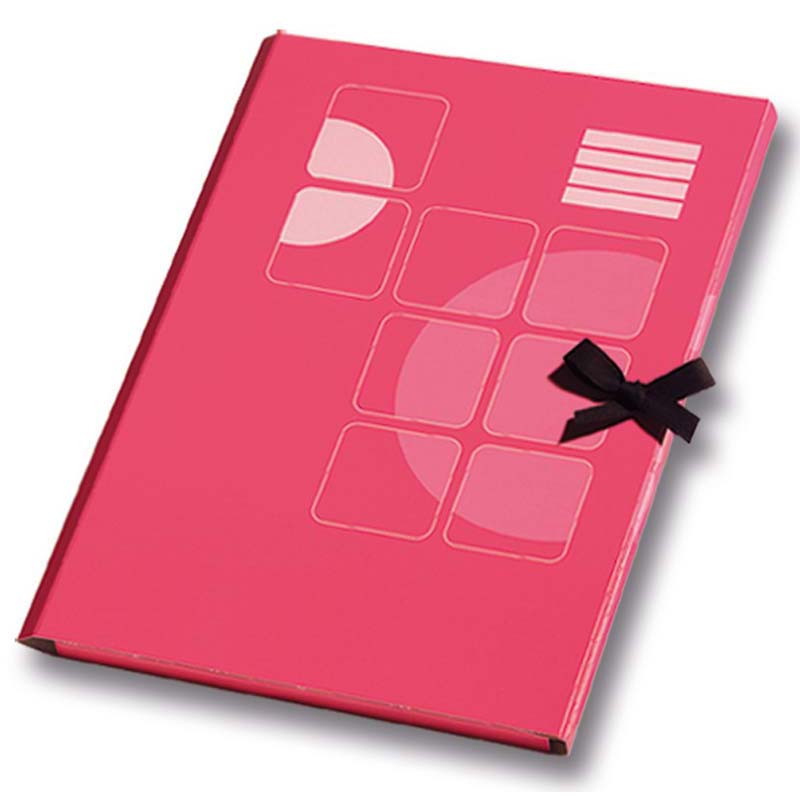Folia irattartó box szalagos A3 500gr pink