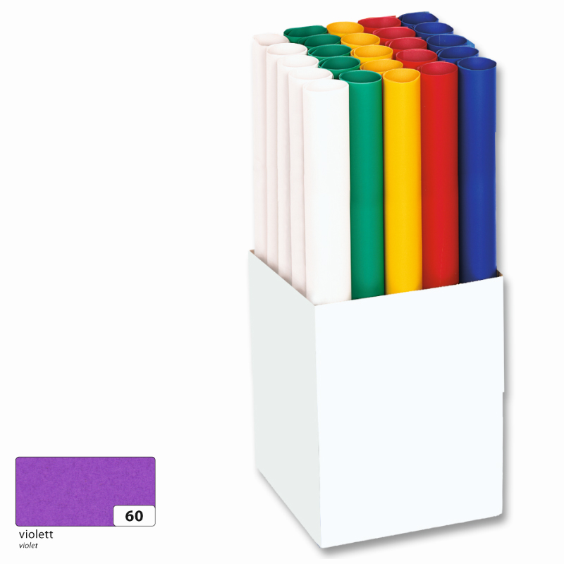 Folia színes transzparens papír 50,5x70cm 5 tekercs lila