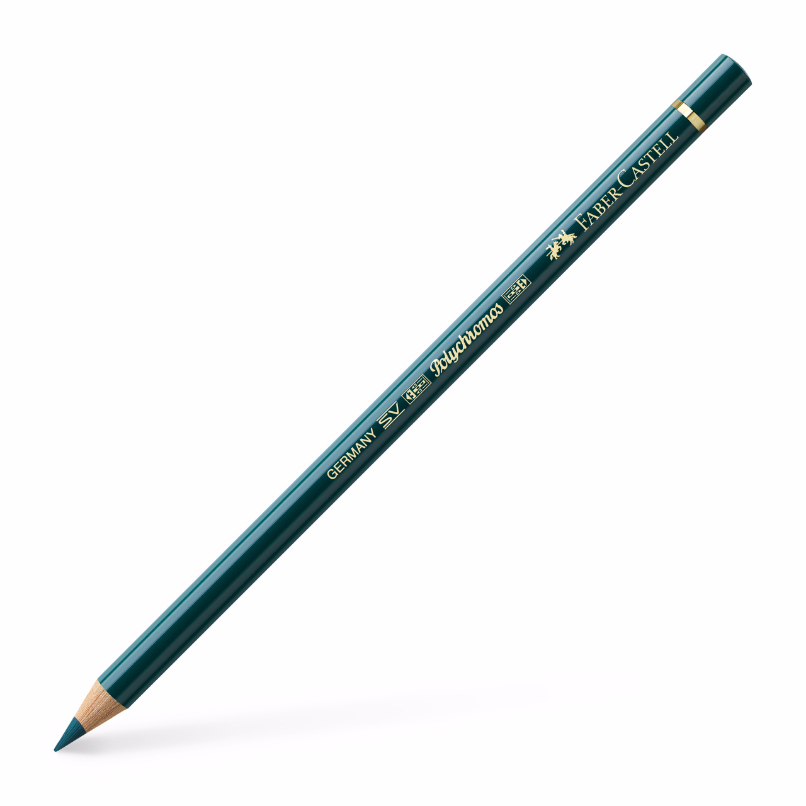 Faber-Castell Polychromos színes ceruza mély kobalt zöld