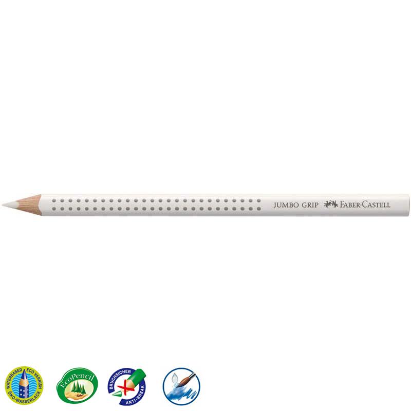Faber-Castell színes ceruza GRIP JUMBO fehér