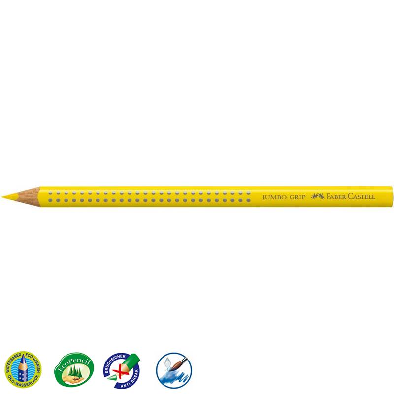 Faber-Castell színes ceruza GRIP JUMBO sárga