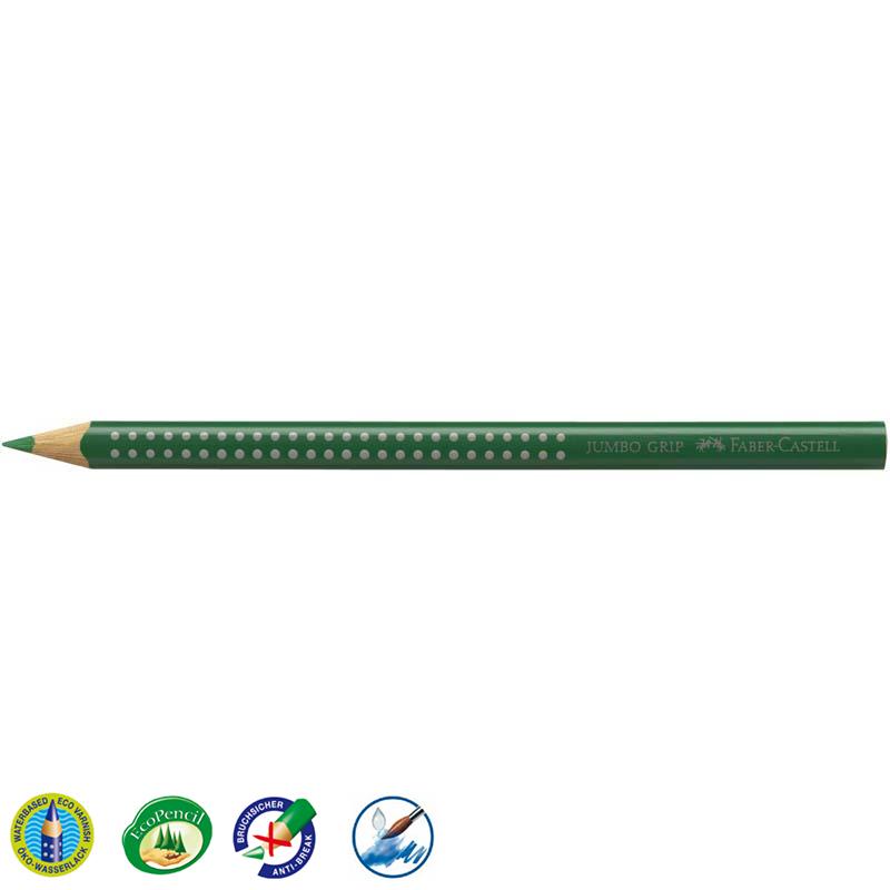 Faber-Castell színes ceruza GRIP JUMBO sötétzöld