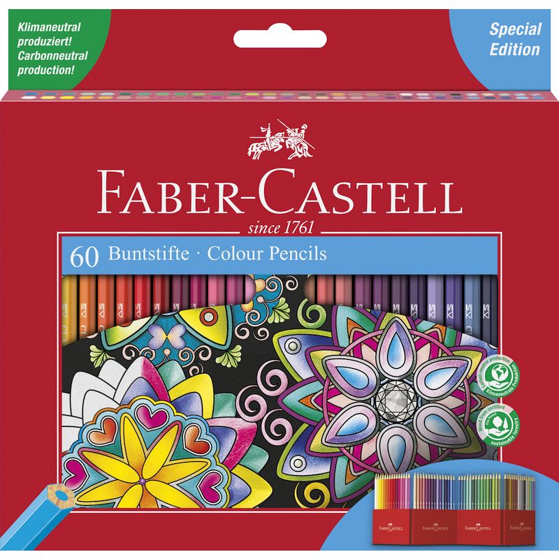 Faber-Castell színes ceruza 60db-os készlet