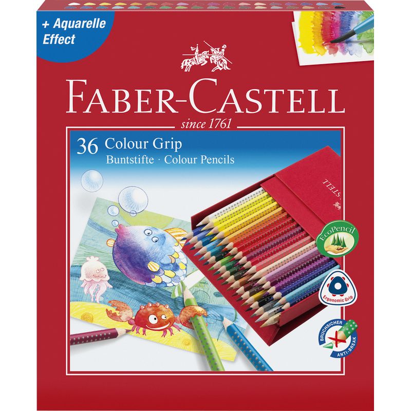 Faber-Castell színes ceruza készlet 36db-os GRIP 2001 box