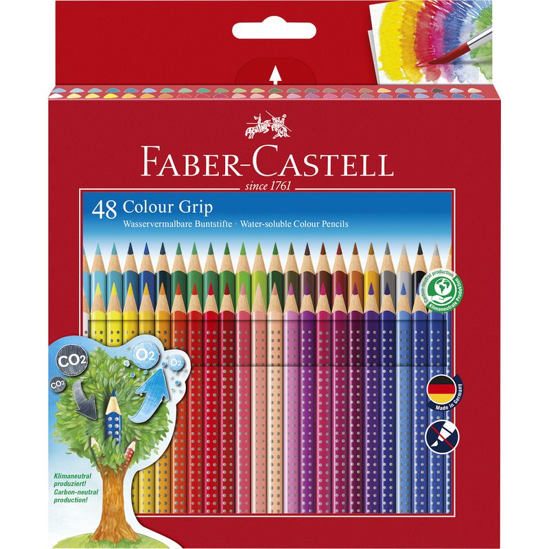 Faber-Castell színes ceruza készlet 48db-os GRIP 2001papír bobozban