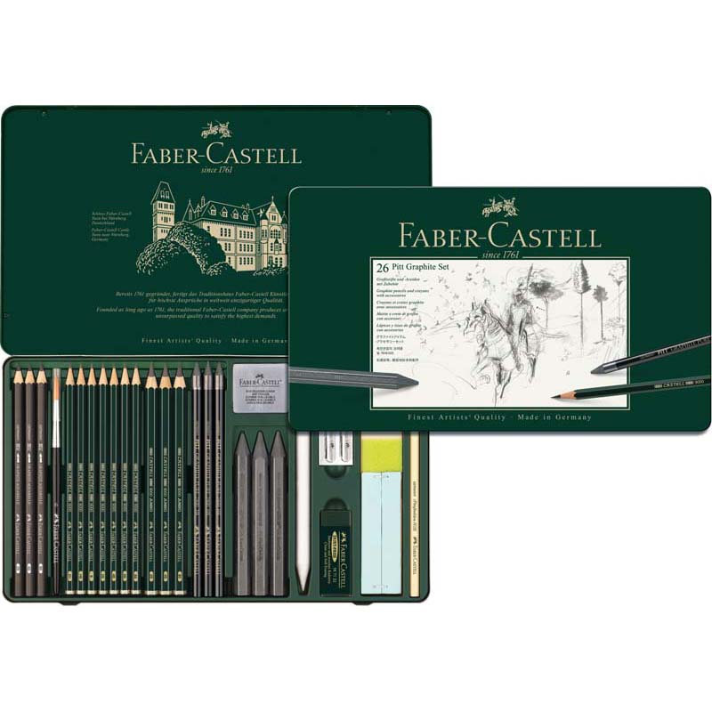Faber-Castell Pitt grafit szett 26db fémdoboz