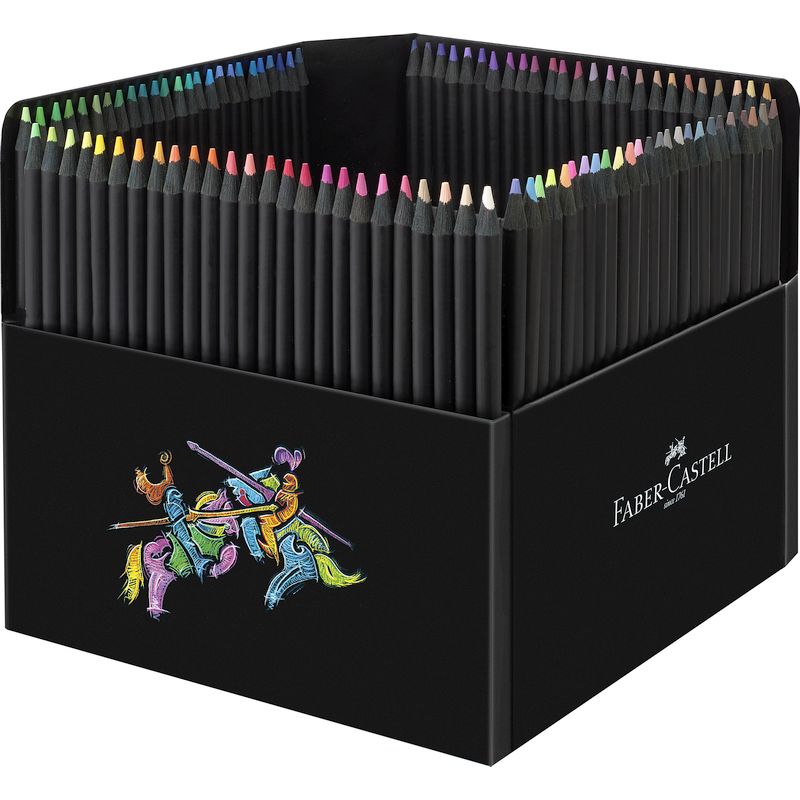 Faber-Castell színes ceruza készlet 100db-os BLACK EDITION fekete test