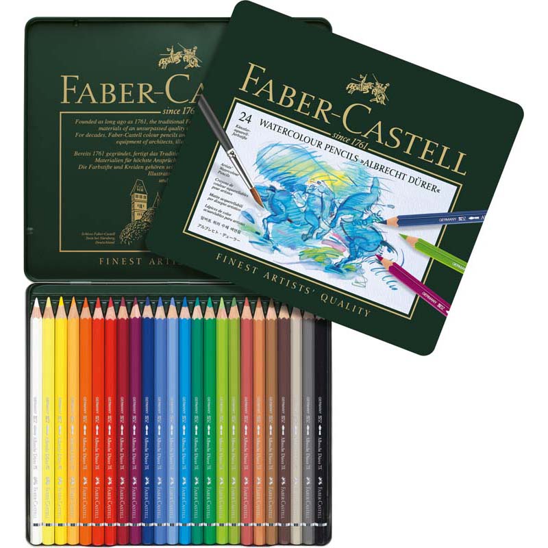 Art and Graphic színes ceruza készlet 24db-os ALBRECHT DÜRER aquarell fém dobozban