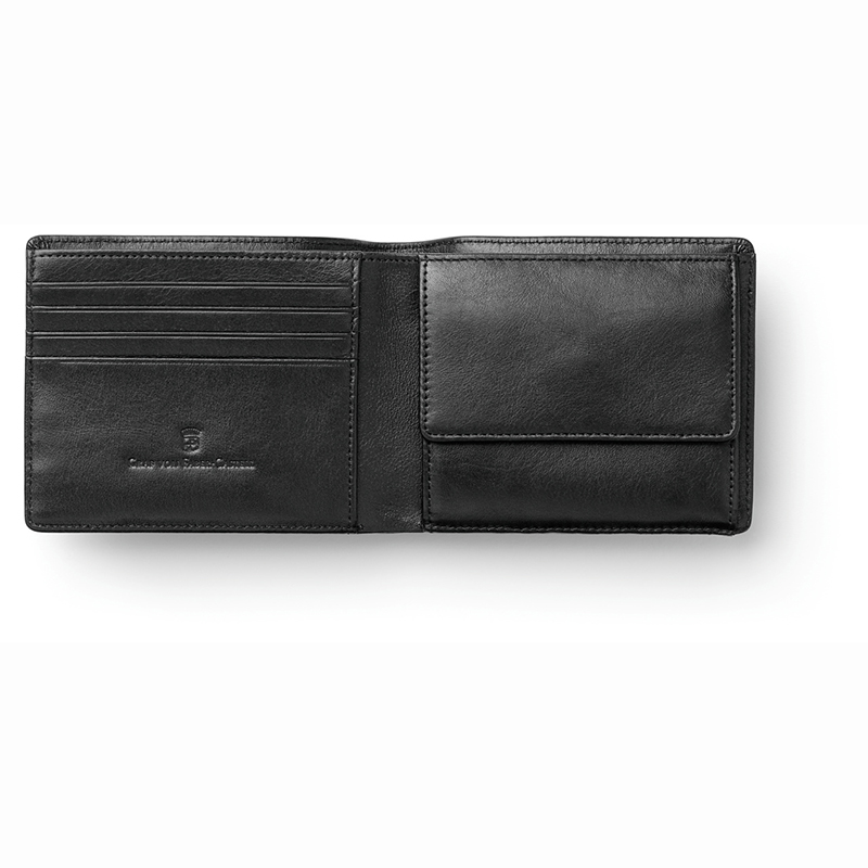 Graf von Faber-Castell pénztárca fekete, síma, felhajtható