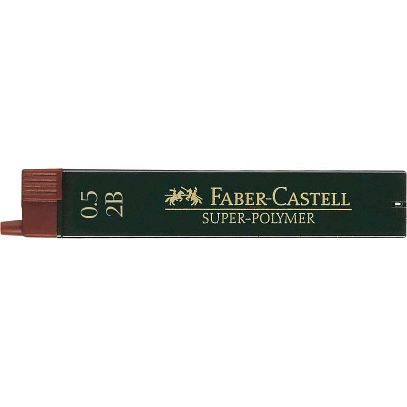 Faber-Castell ironbetét Super Polymer 0,5mm 12db 2B