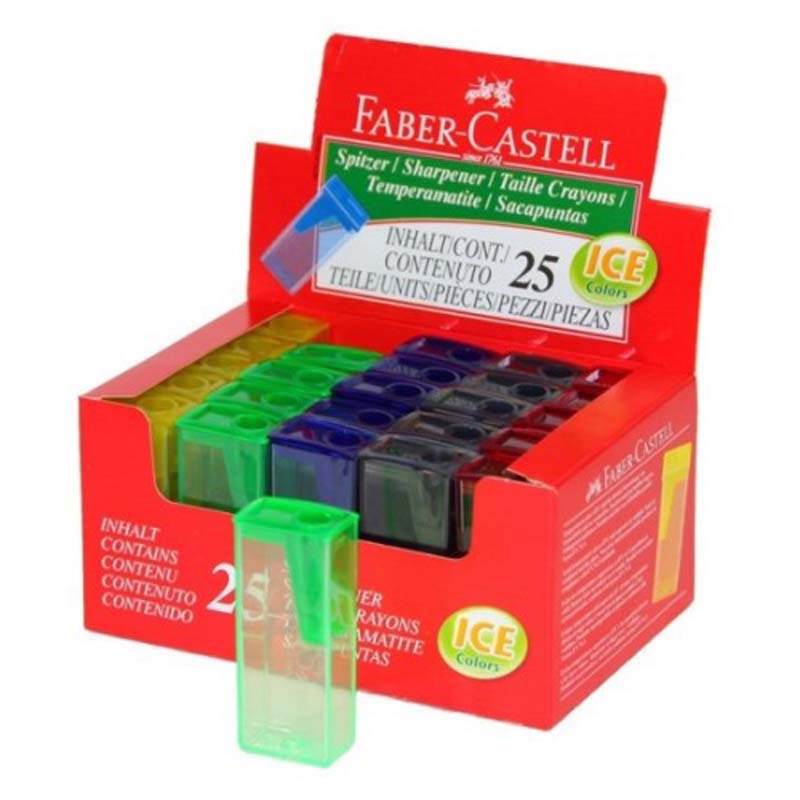 Faber-Castell hegyező műanyag színes