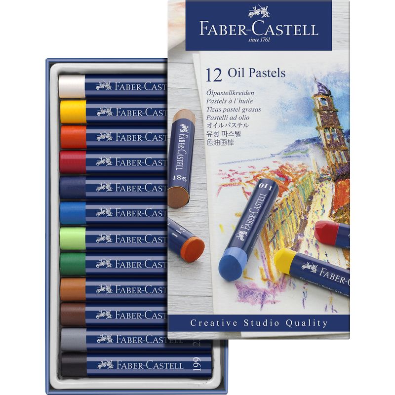 Faber-Castell Creative Studio olajpasztell rúd 12db