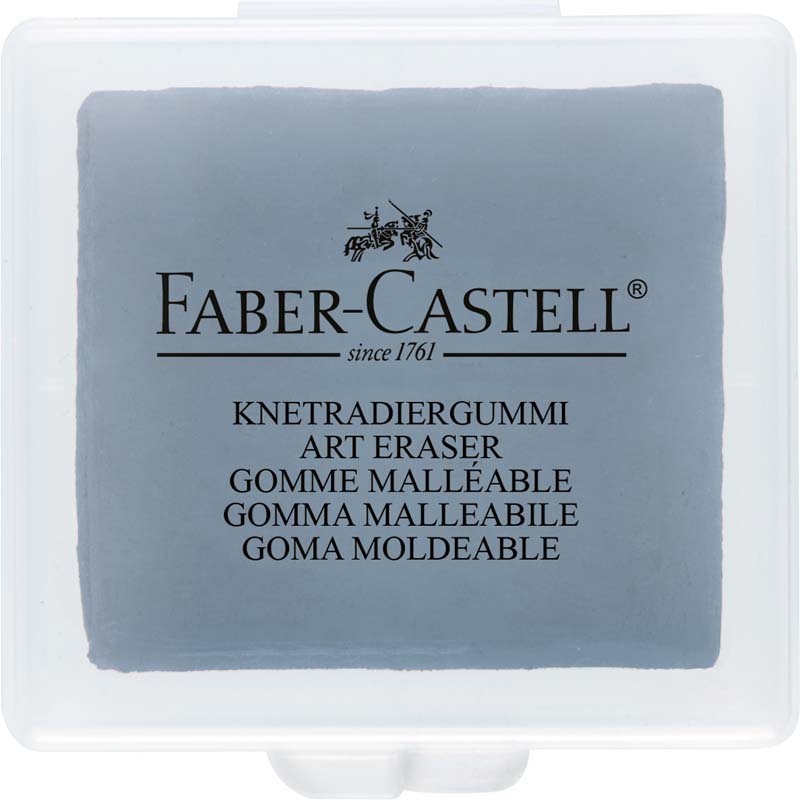 Faber-Castell gyurmaradír szürke műanyag dobozban