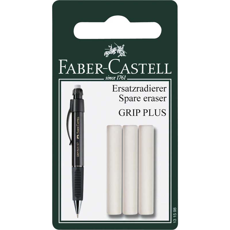 Faber-Castell tartalék radír 3db GRIP plus ceruzához