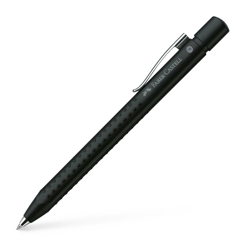 Faber-Castell golyóstoll GRIP 2011 matt fekete tolltest F-es fekete tinta