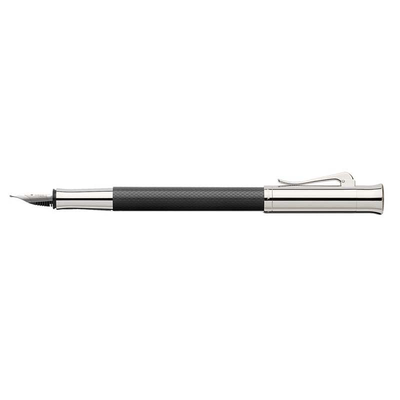 Graf von Faber-Castell töltőtoll GUILLOCHE matt fekete színű M-es hegyű