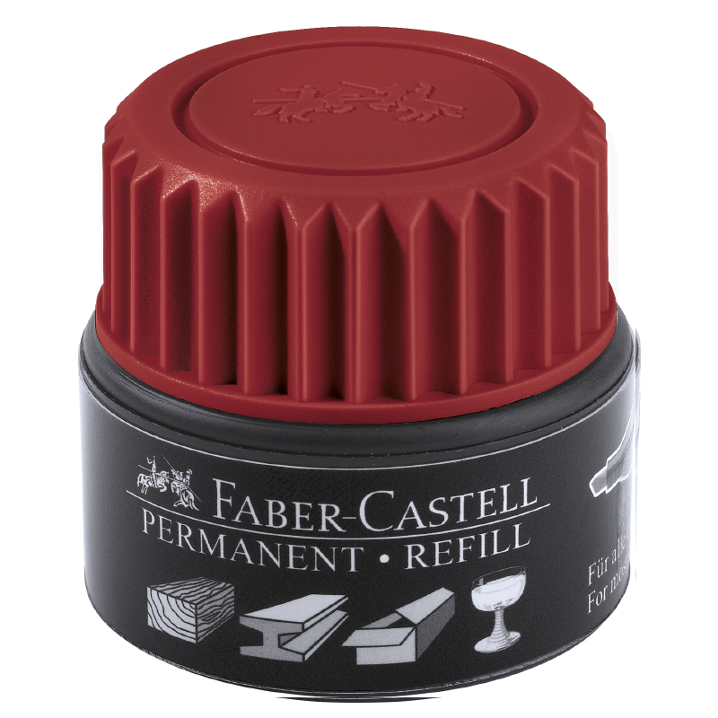 Faber-Castell alkoholos filc utántöltő 1505 piros