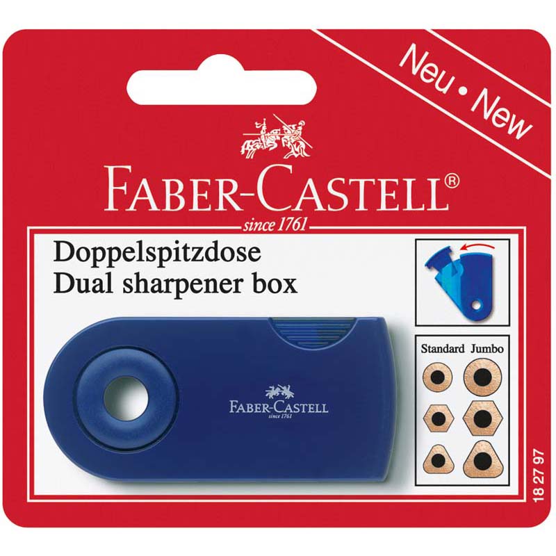 Faber-Castell hegyező műanyag, dupla tartály