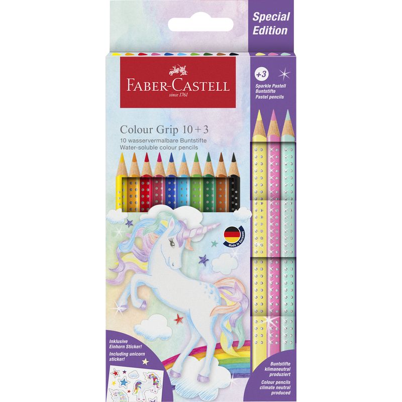 Faber-Castell színes ceruza készlet 10+3db-os GRIP UNIKORNIS 2023
