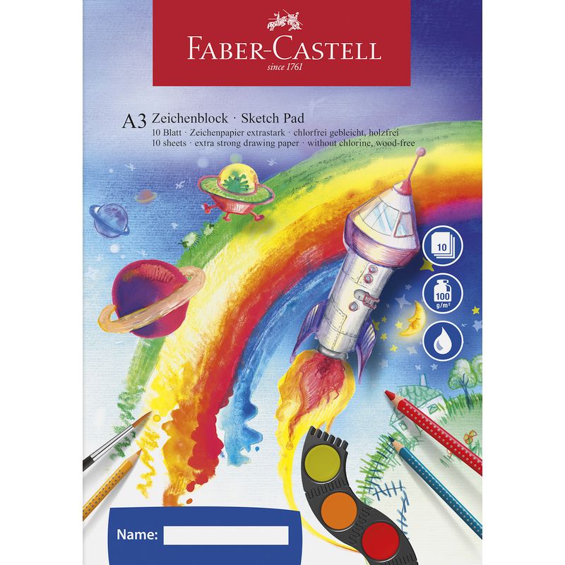 Faber-Castell rajzfüzet A/3 100gr 10ív