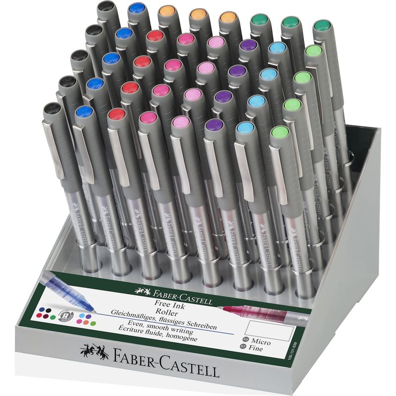 Faber-Castell FREE INK roller toll display 40db-os