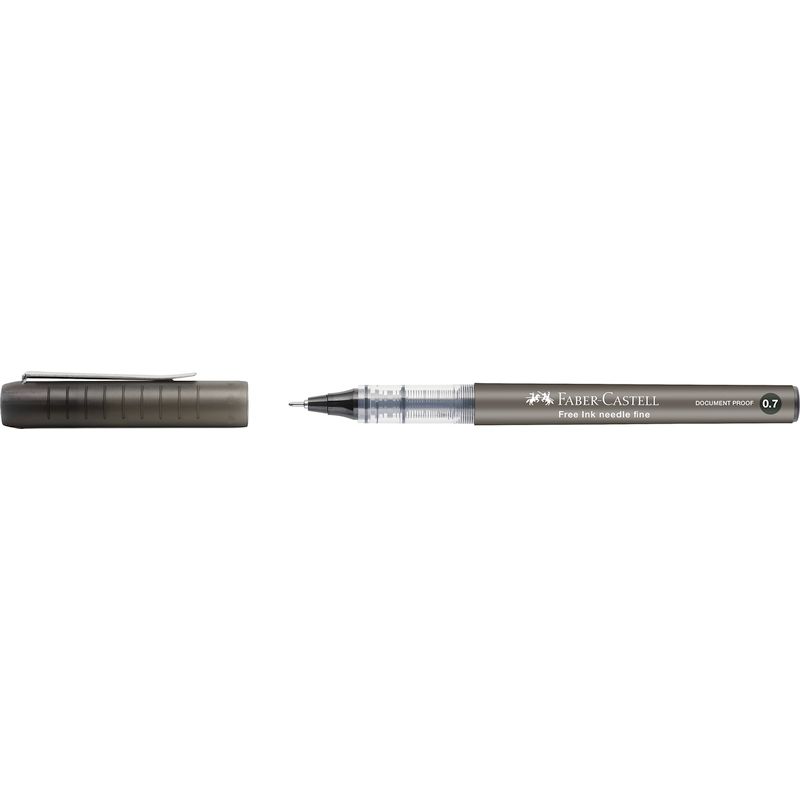 Faber-Castell roller toll 0,7mm NEEDLE fekete