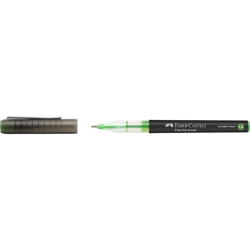 Faber-Castell roller toll 0,7mm világos zöld