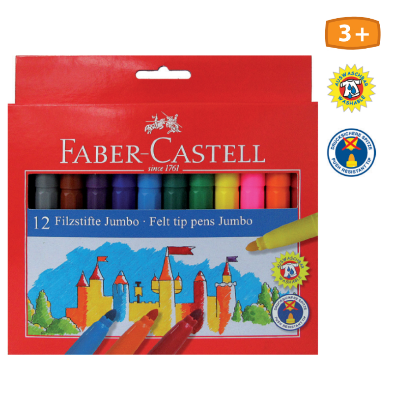 Faber-Castell filctoll Jumbo 12db-os készlet