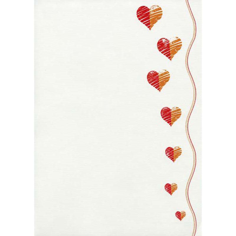 Artoz design papír redshriped hearts