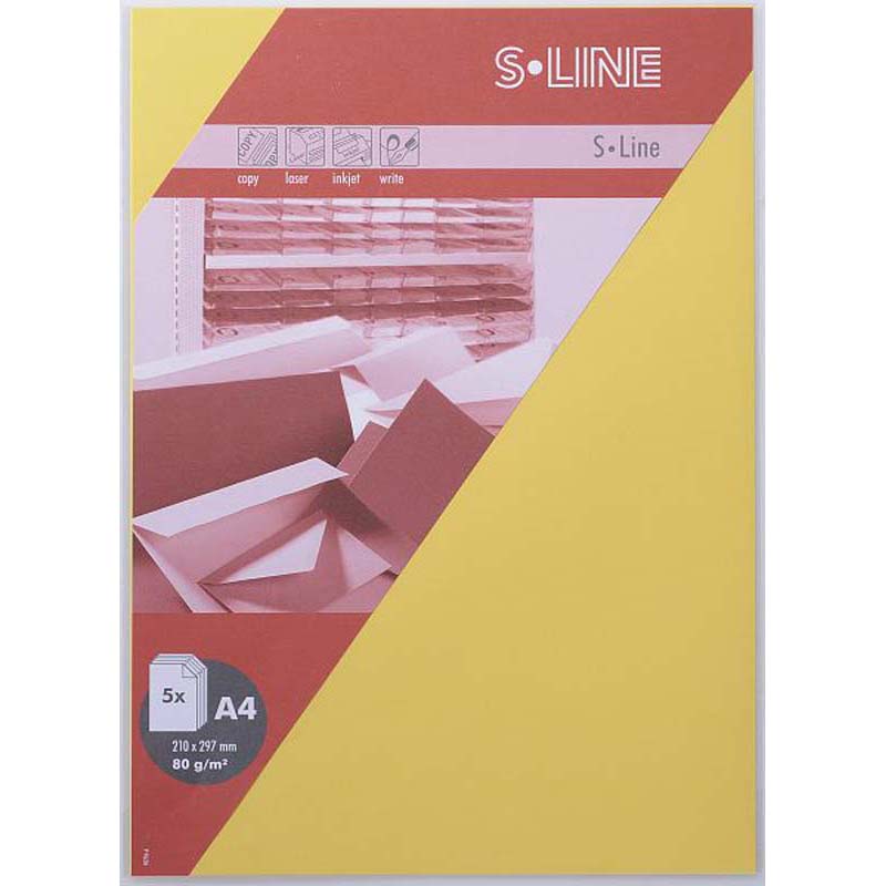 Artoz sline levélpapír A4 100gr 5db/csomag yellow