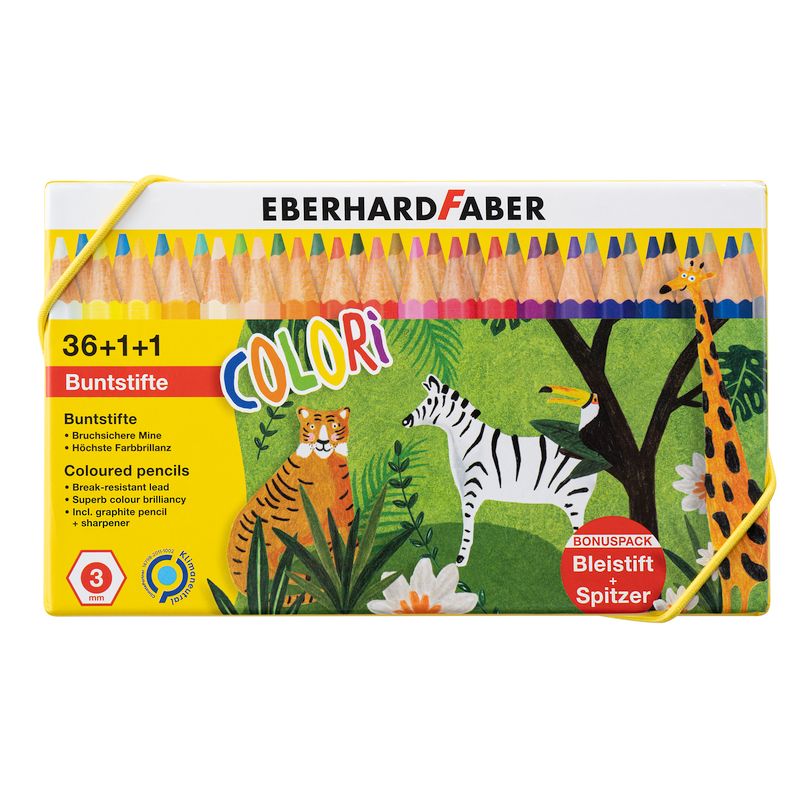 Eberhard Faber színes ceruza készlet 36db-os + grafitceruza + hegyező COLORI
