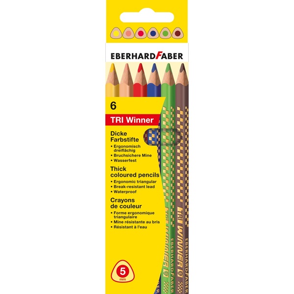Eberhard Faber színes ceruza készlet 6db-os TRI WINNER '5'