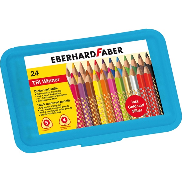 Eberhard Faber színes ceruza készlet 24db-os TRI WINNER