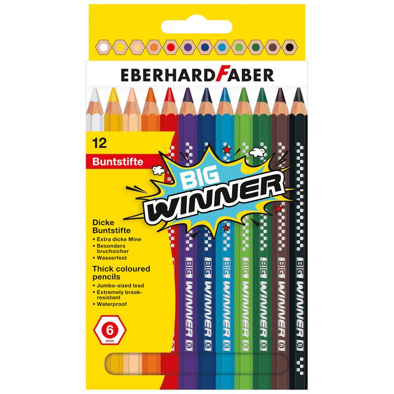 Eberhard Faber színes ceruza készlet 12db-os TRI WINNER '6'