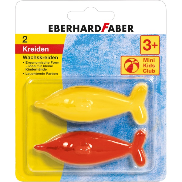 Eberhard Faber zsírkréta szett 2db-os delfin forma 