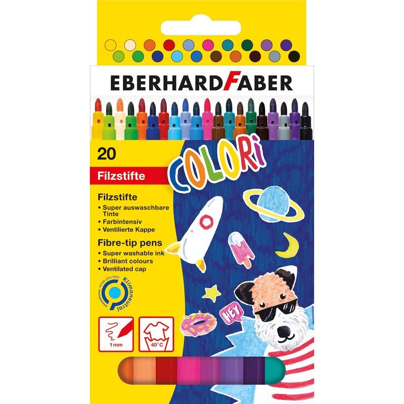 Eberhard Faber filctoll készlet 20db-os COLORI
