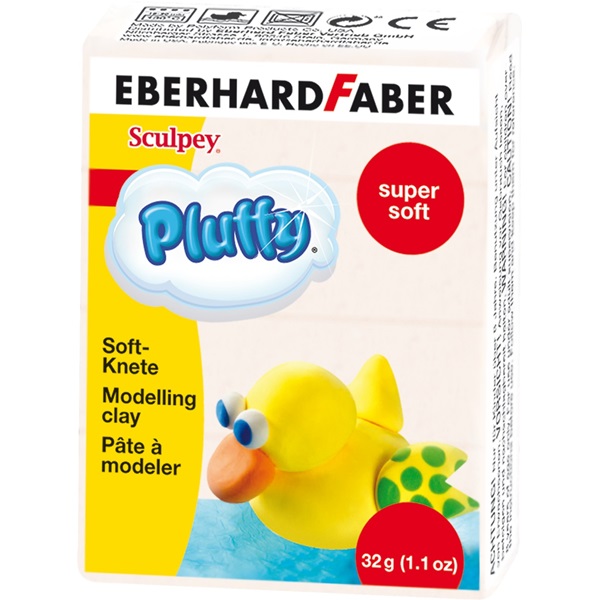Eberhard Faber gyurma Pluffy 32gr fehér, extra puha
