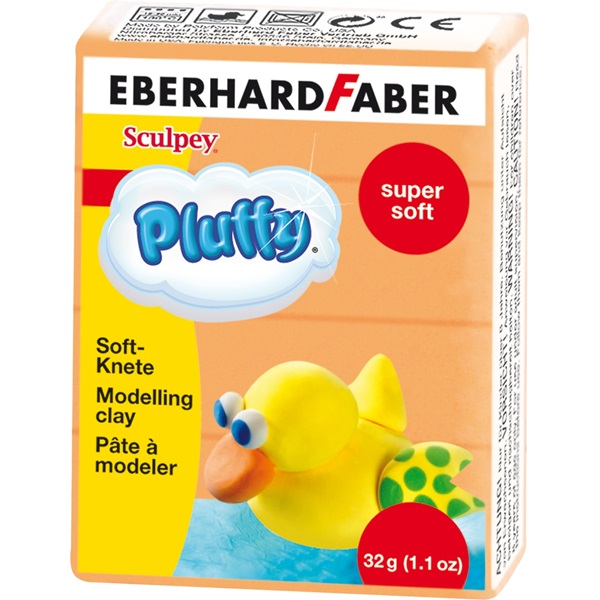 Eberhard Faber gyurma Pluffy 32gr narancs, extra puha