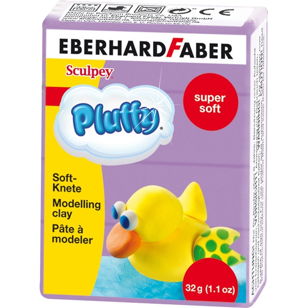 Eberhard Faber gyurma Pluffy 32gr lila, extra puha