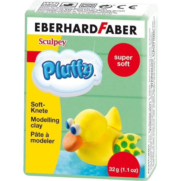 Eberhard Faber gyurma Pluffy 32gr zöld, extra puha