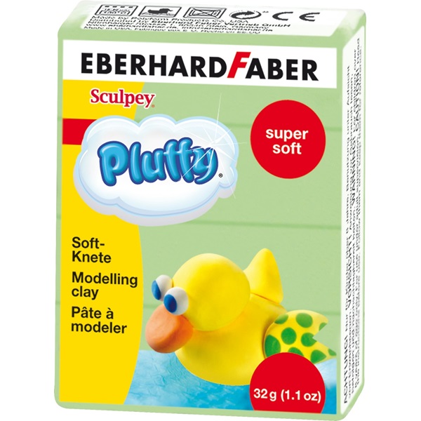Eberhard Faber gyurma Pluffy 32gr világoszöld, extra puha