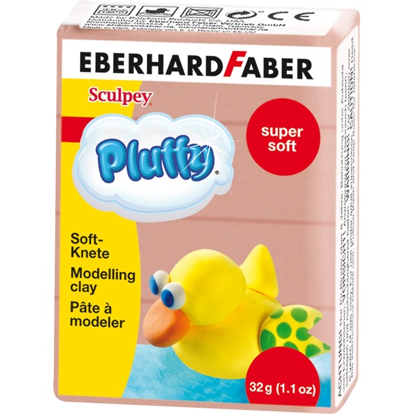 Eberhard Faber gyurma Pluffy 32gr barna, extra puha