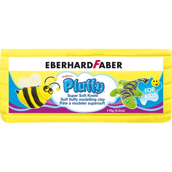Eberhard Faber gyurma Pluffy 119gr sárga, extra puha