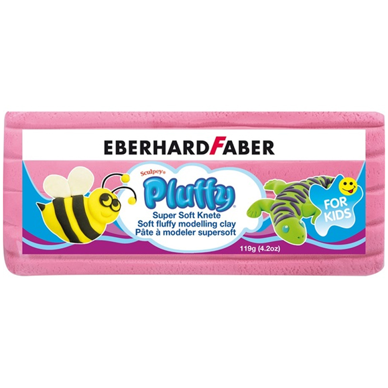 Eberhard Faber gyurma Pluffy 119gr pink, extra puha